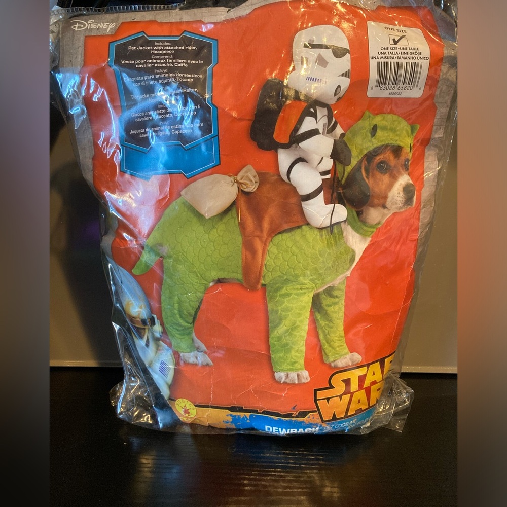 Dog Star Wars Dewback Rider Costume